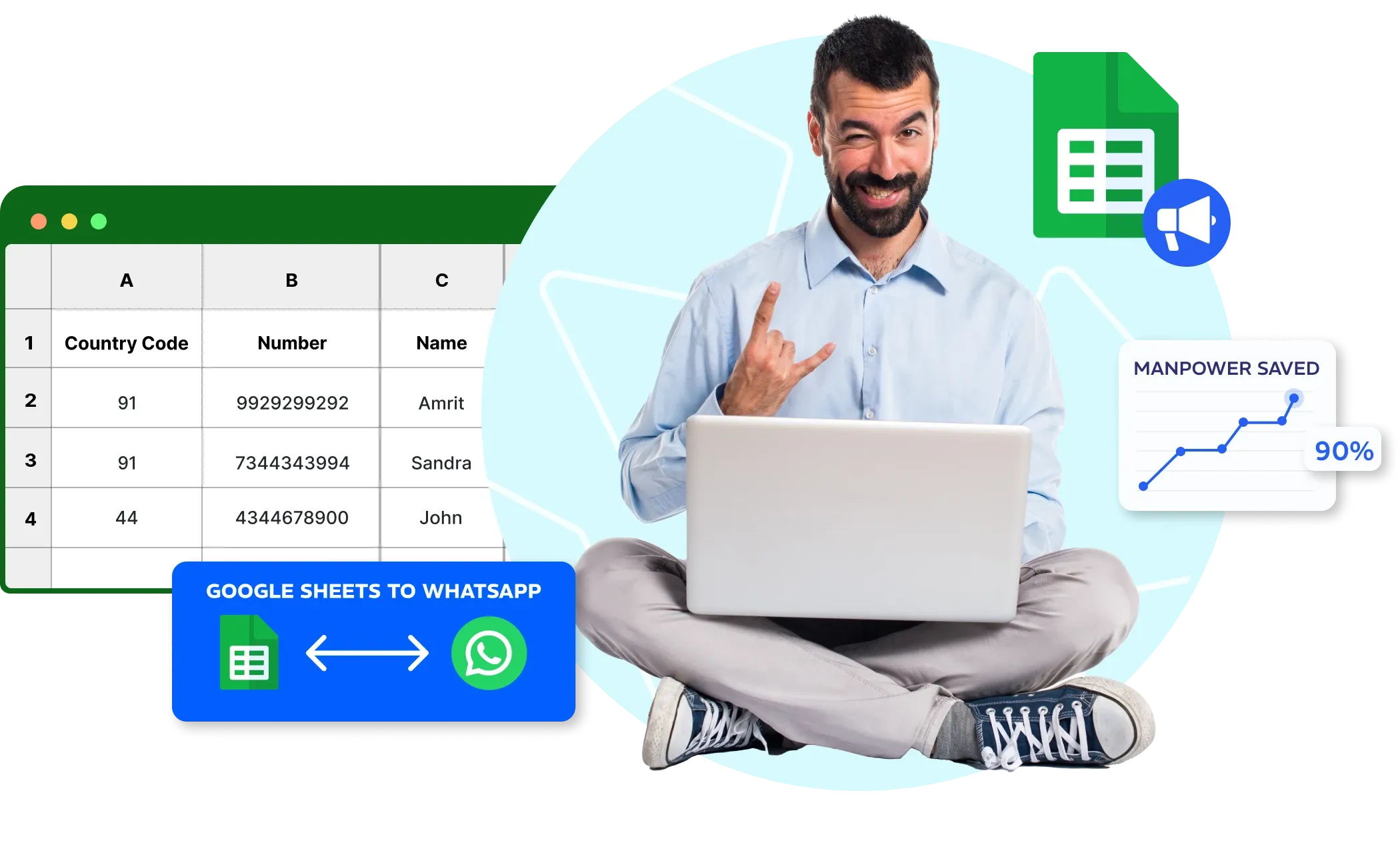 WhatsApp Google Sheet Integration